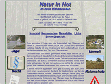 Tablet Screenshot of natur-in-not-dithmarschen.de